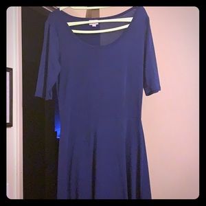 Lula roe blue dress